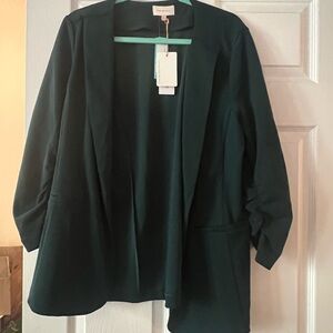 Skies Are Blue Dark Green Jacket